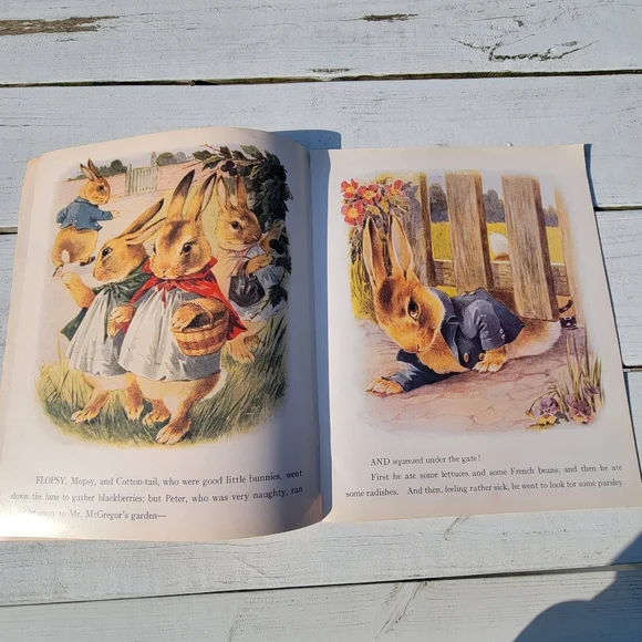 The Tale of Peter Rabbit Book ~ Reproduction of Vintage Book ~ Colorful & Cute! - Picture 5 of 16